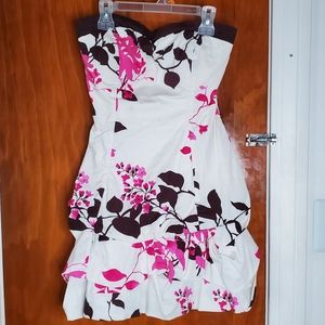 Floral Ballerina Mini Dress